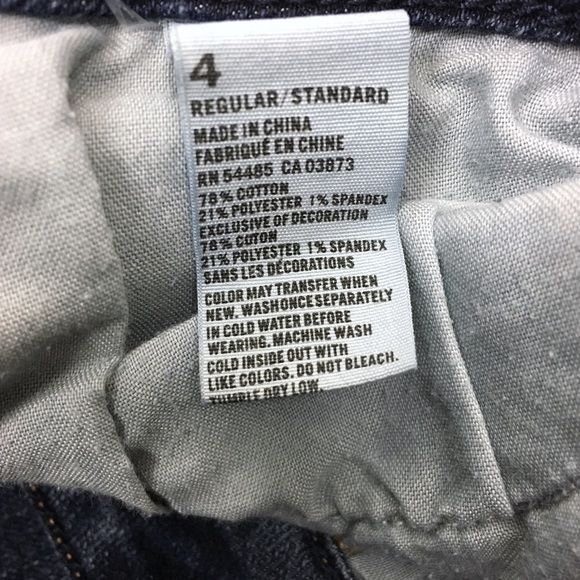 AMERICAN EAGLE Jeans Jegging Stretch Skinny Slim Dark Wash Denim Size 4 Regular - Picture 8 of 13